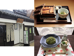 茶そば・あなご そらまめ